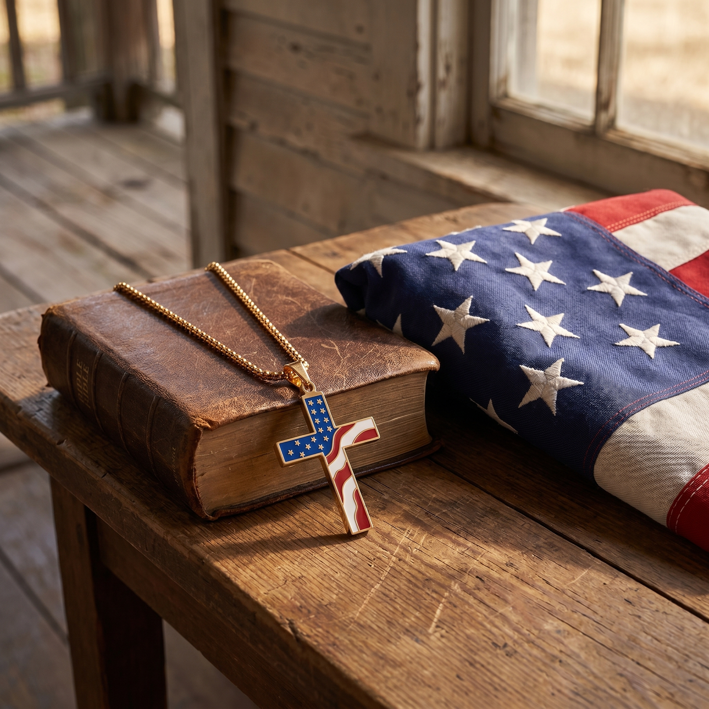 Freedom Cross Necklace