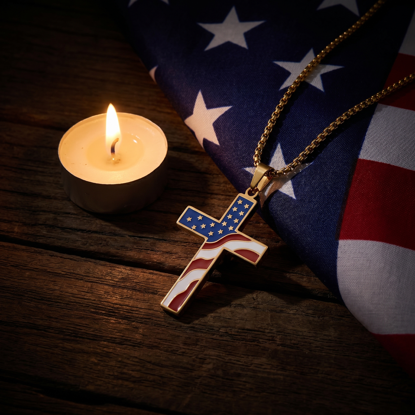 Freedom Cross Necklace