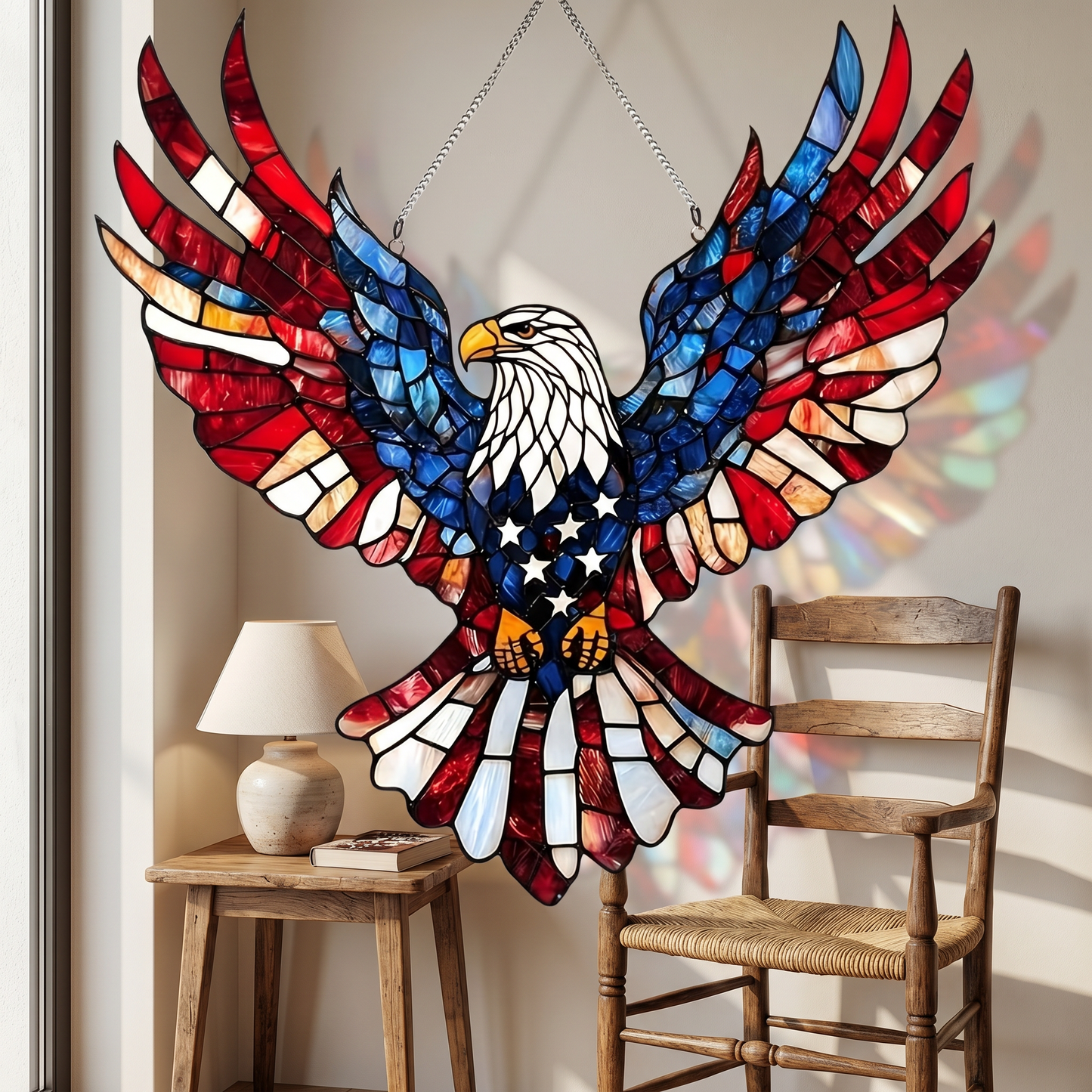 Freedom Eagle Window Art